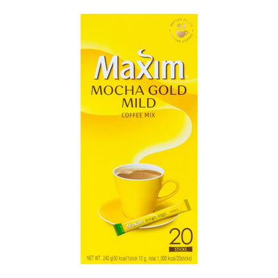 Dongsuh Maxim Mocha Gold Mild Coffee 12g x 20 sticks/ 동서 맥심 모카 골드 마일드 12gx20개입