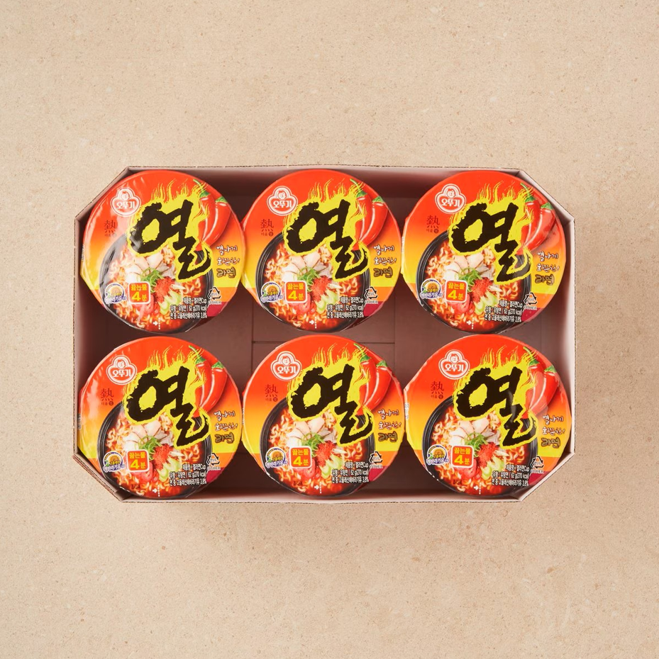 [OTOKI] Yeol Reamen Noodle Mini Cup 62g / 오뚜기 열라면 미니컵 62g