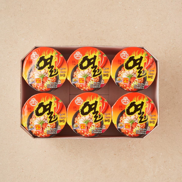 [OTOKI] Yeol Reamen Noodle Mini Cup 62g / 오뚜기 열라면 미니컵 62g