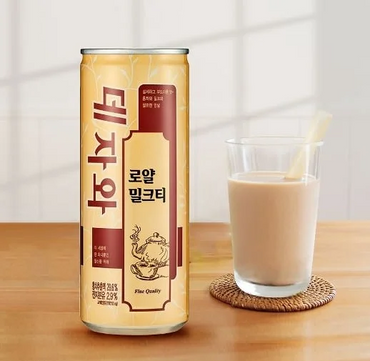 [Bundle of 2][Donga Otsuka] Tejava Royal Milk Tea Can 240ml / 동아오츠카 데자와 로얄밀크티 240ml