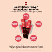 [CHUNHO N CARE] Red Ginseng Stick 本 1 Box (10g*30Sticks) / 천호엔케어 홍삼스틱본 1박스(30포)