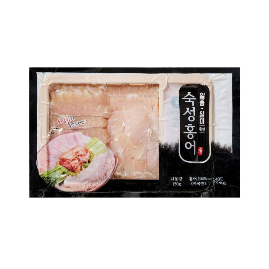 [SUH] Frozen Fermented Skate Wing Slices 190g 수협 냉동 숙성 홍어회 날개 190g