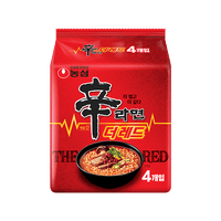 [Expiry Date: 2026.07.28][Nongshim] Shin Ramen The Red Multi Pack 123gx4 pack/[농심] 신라면 더레드 멀티팩 123gx4개입