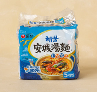 [Nongshim] Seafood Anseongtangmyeon 112gx5ea(1pack)/농심 해물 안성탕면 112gx5개입(1팩)