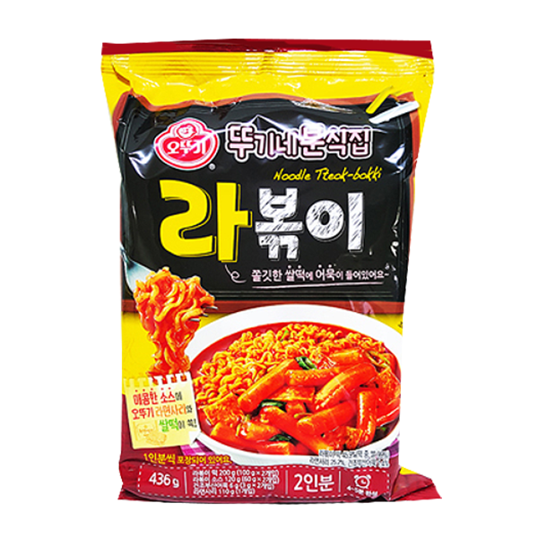 Ottogi Tteokbokki with Ramyeon 436g /오뚜기 뚜기네 분식집 라뽁이 436g