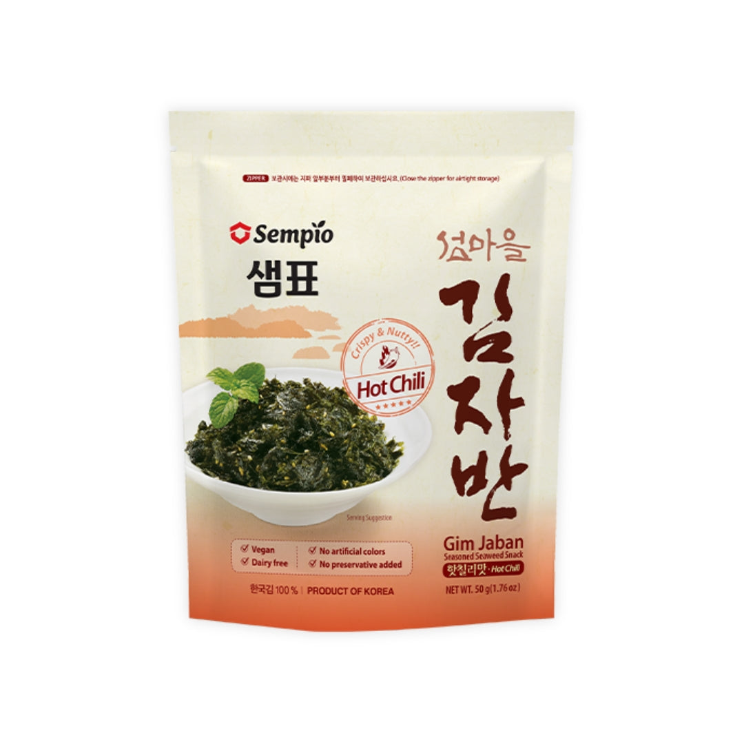 [Sempio] Crispy Seaweed Snack Hot Chili Flavor 50g / 샘표 섬마을 바삭바삭 김자반 핫칠리맛 50g