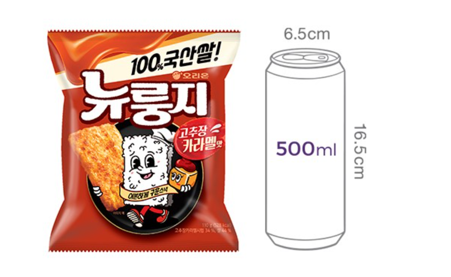 Orion New Rungji Gochujang Caramel Flavor 105g/오리온 뉴룽지 고추장 & 카라멜맛 105g