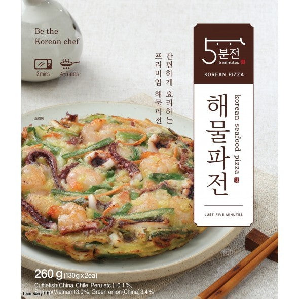 [SUH] 5Minutes Korean Seafood Pancake 260g 수협 5분전 해물파전 260g