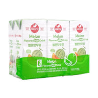 [Seoul Milk] Sterilized Milk Melon Flavored 190ml*6Packs / 서울우유 멜론맛 190ml*6개