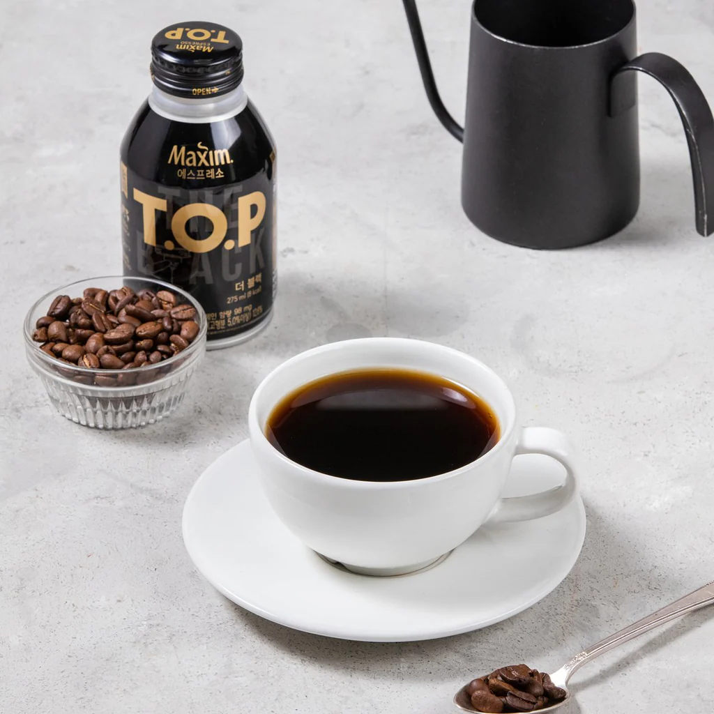 [Maxim] TOP Can Coffee The Black 380ml / 동서 맥심 티오피 더블랙 380ml