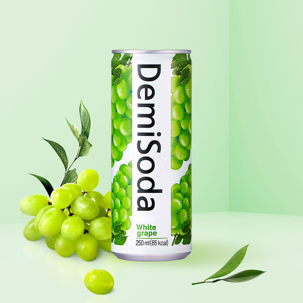 [Bundle of 2][Donga Otsuka] Demisoda Grape 245ml / 동아오츠카 데미소다 청포도 245ml