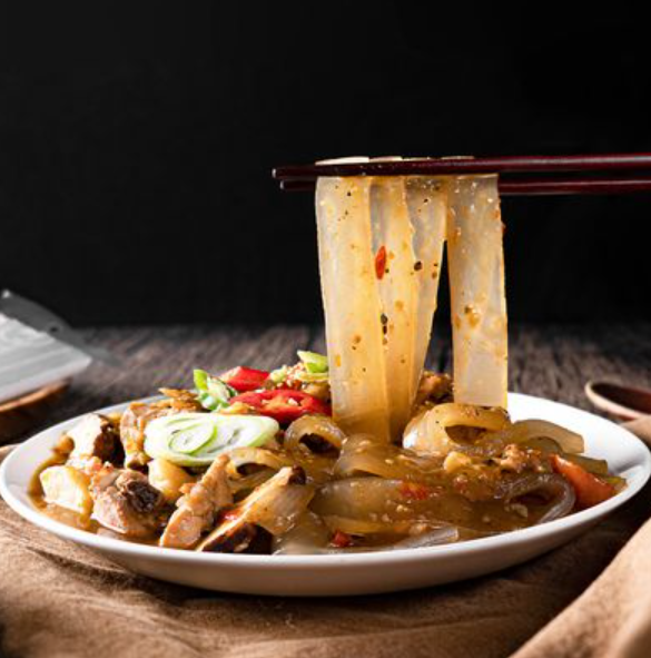 [Ottogi] Traditional Sweet Potato Starch Noodles 400g / 오뚜기 옛날 납작 당면 400g