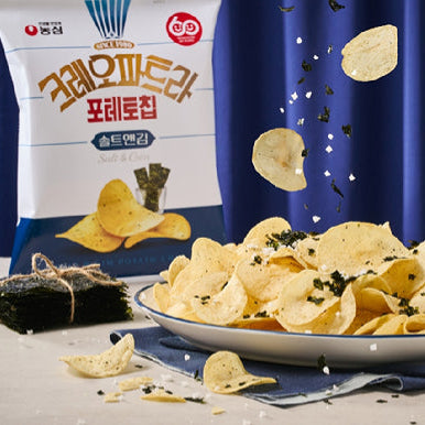 [Nongshim]Cleopatra Potato Chips Salt & Seaweed 50g 농심 크레오파트라 포테토칩 솔트앤김 50g