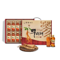 Ebiche Korean Ginseng Drink with root gold 120ml/12ea/이비채 홍삼액에 인삼이 뿌리채 120ml/12개입