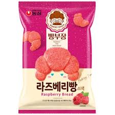 Nongshim Salted Raspberry Bread Snack 55g/농심 빵부장 라즈베리 55g