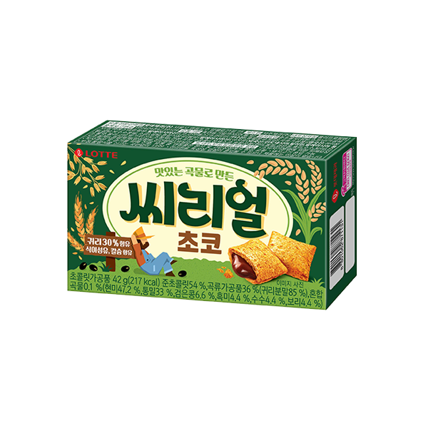 Lotte Cereal Choco 42g/롯데 씨리얼 초코 42g