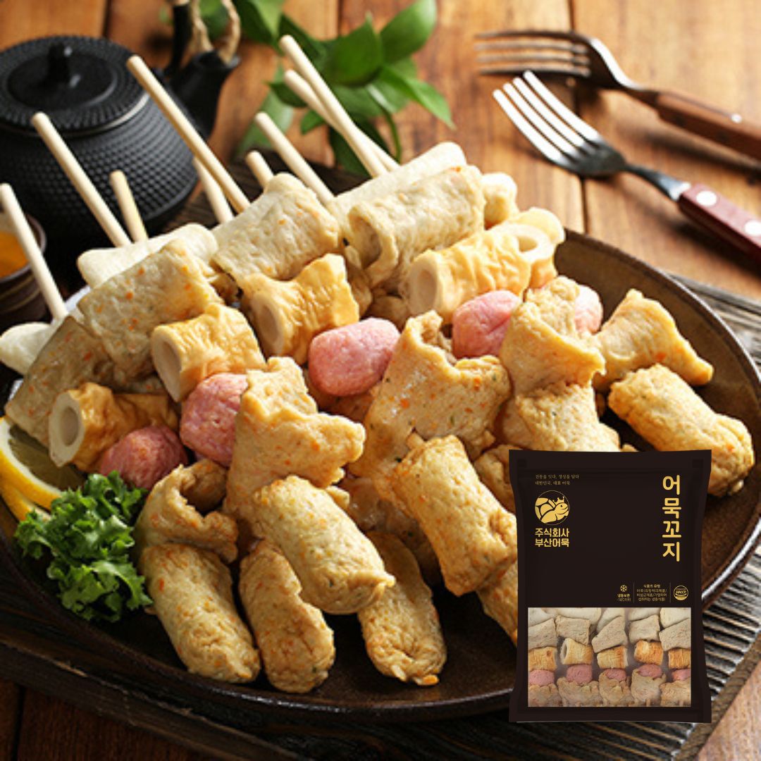 [K fish] Assorted Fish Cake Skewer (100g*10pack) / 수협 모듬어묵꼬치 (100g*10개입)