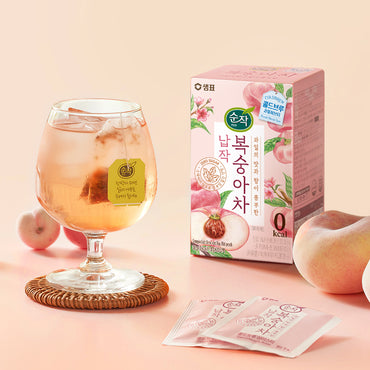 [Sempio] Sunjak Peach Tea Cold Brew Fruit Herb Tea 1.8g x 20T / 샘표 순작 납작복숭아차 티백 1.8g x 20T