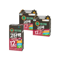 [Vegemil] High Protein Soy Milk (Plain/Black Bean) 190ml × 16 Packs  [베지밀] 고단백 두유 (플레인 / 검은콩) 190ml × 16팩
