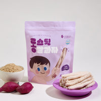 [JH]Baby Snack Long Stick Rice Cracker(Sweet Pumpkin/Purple Sweet Potato/Blueberry)30g 지후쌀과자 롱스틱 쌀과자(단호박/자색고구마/블루베리)30g