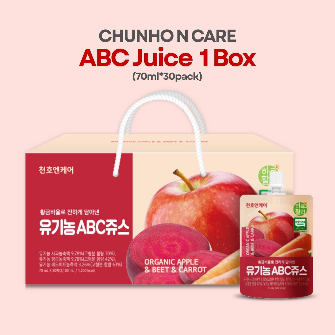 [CHUNHO N CARE] Organic ABC Juice 1 Box (70ml*30pack) / 천호엔케어 오가닉 ABC주스 1박스(30포)