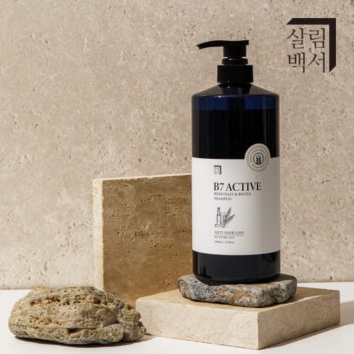 [Sallim Baekseo] Anti-Hair Loss Shampoo Active B7 Biotin 1L 살림백서 탈모 샴푸 엑티브B7 맥주효모 앤 비오틴 1L