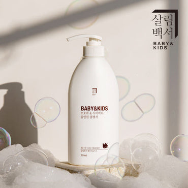 [Sallim Baekseo] Baby & Kid All-in-one Wash 500ml 베이비&키즈 올인원 클렌져 500ml