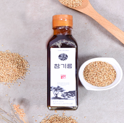 [Gae Seong] Sesame Oil 180ml /개성 방앗간 참기름 180ml