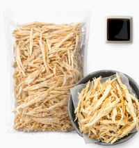 [GOMGOM]Korean Roasted Dried Pollock Strips with Sauce 240g 곰곰 먹태채 소스 세트 240g