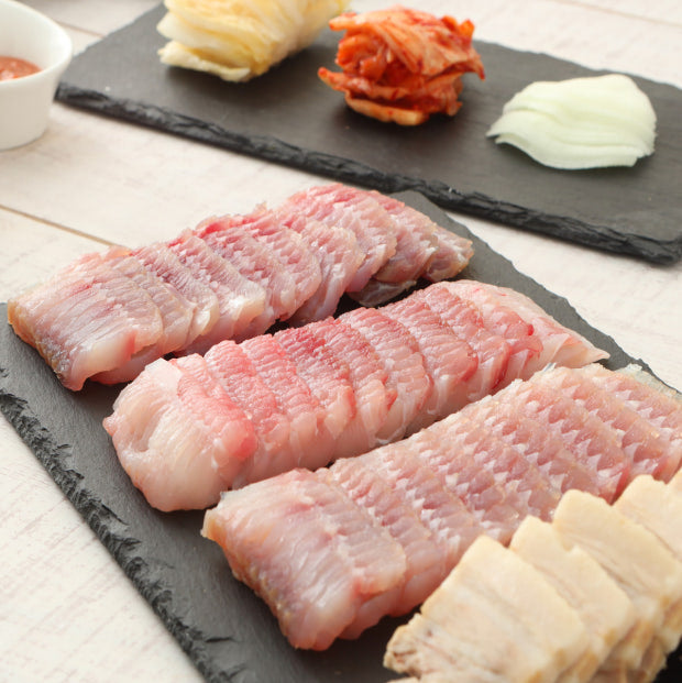 [SUH] Frozen Fermented Skate Wing Slices 190g 수협 냉동 숙성 홍어회 날개 190g