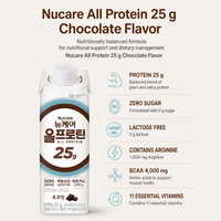 Nucare All Protein 25grams Drink 245ml / Zero Sugar Protein Shake Ready to Drink RTD