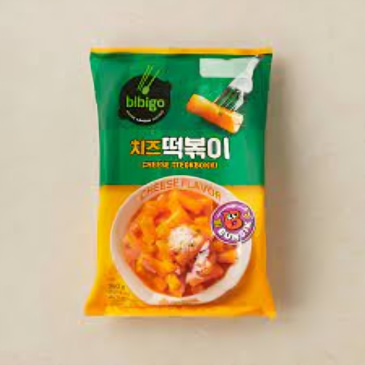 CJ Tteokbokki Cheese Flavored 360g/CJ 치즈 떡뽁이 360g
