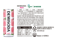 [Donga Otsuka] Demisoda Peach 250ml / 동아오츠카 데미소다 복숭아 250ml