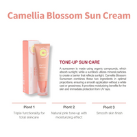 [Jejuindi] Camellia Blossom Sun Cream 50ml / 카멜리아 블러썸 선 크림