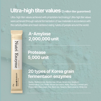 [HNB] Nutri Enzyme (Sweet Grain, Choco) (4g*30ea) Ultra-High Values Digestive enzyme Powder