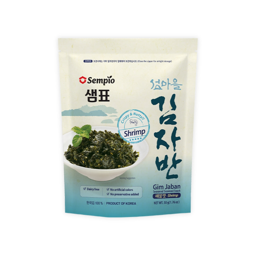 [Sempio] Crispy Seaweed Snack Shrimp Flavor 50g / 샘표 섬마을 바삭바삭 김자반 해물맛 50g