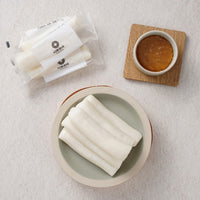 [Sirujoa] Unhardened White Bean Rice Cake Stick (6pcs,420g) / 시루조아 흰 가래떡 6개입 420g