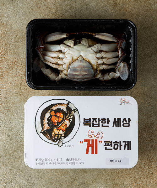 [Sikdorak] "Life is Complicated, Relax & Enjoy' Soy Sauce Marinated Crab 500g 식도락푸드 복잡한세상 '게' 편하게 500g