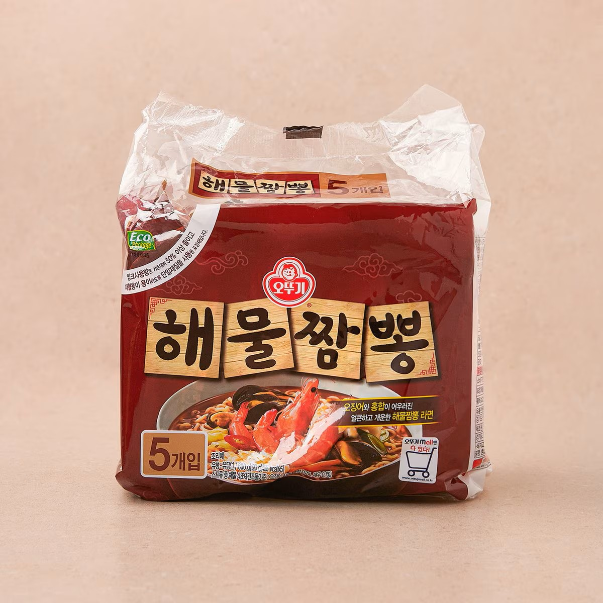 [OTOKI] Seafood Jjambbong Multi (120GX5) / 오뚜기 해물짬뽕 (120GX5)