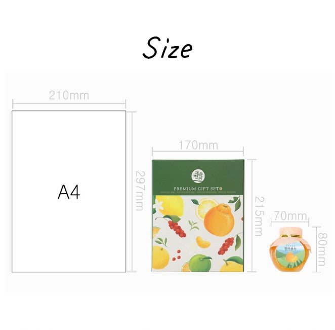 [JejuNfarm] Jeju Premium Tea Gift Set 4 types / 제주앤팜 프리미엄 기프트 차 4종 세트