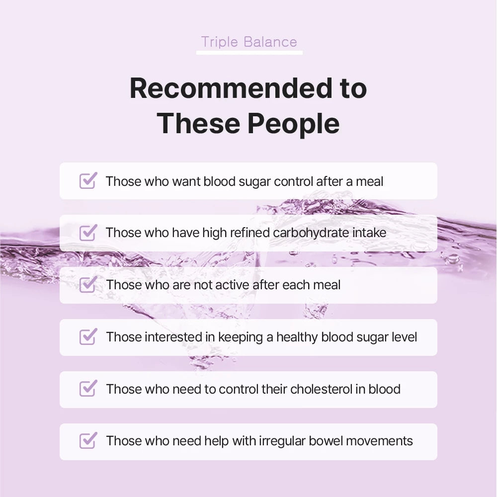 [HNB] Triple Balance Blood Sugar Support (5g x 28ea) / Cholesterol Management, Digestive Health, inulin Supplements
