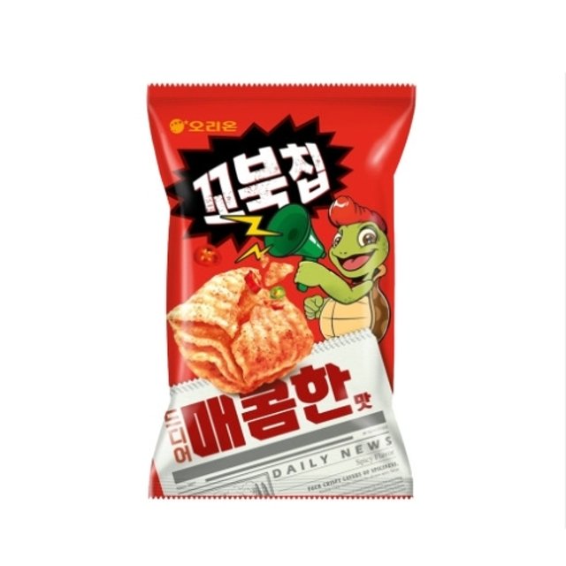 Turtle Potato Chips Corn Soup Spicy taste 꼬북칩 매콤한맛 80g
