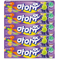 [CRW] Mychew Green Apple/Strawberry/Grape 44gx5p 크라운 마이쮸 사과 딸기 포도 44gx5개