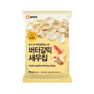 [Oprice] Butter Garlic Shirimp Chips 80g 오프라이스 버터갈릭 새우칩 80g