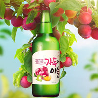 진로 매실소주 자두에 이슬 360ml