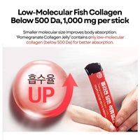 [CHUNHO N CARE] Pomegranate Collagen Jelly 1 Box (10ml * 30Sticks) / 천호엔케어 콜라겐 담은 석류젤리 1박스(30포)