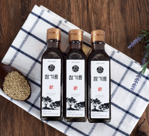 [Gae Seong] Sesame Oil 180ml /개성 방앗간 참기름 180ml