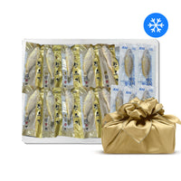 [New Year Gift Set] Frozen Jeju Yellow Corvina 한올레 냉동 제주 참조기 (100gx5ea)x2pack + Jeju Yellow Corvina 제주 참굴비 80g x 5Pack