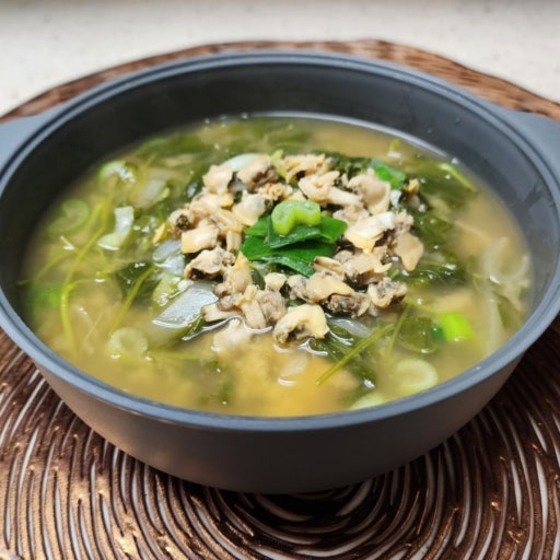 [cook&life] Korean Mallow Leaf Soup with Clams (Auk Haejangguk) 500g 쿡앤라이프 아욱해장 500g