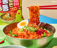 Nongshim Baehongdong Cold Bibim Noodles pack 128gx4ea/ 농심 배홍동 칼빔면 팩 128gx4개입입